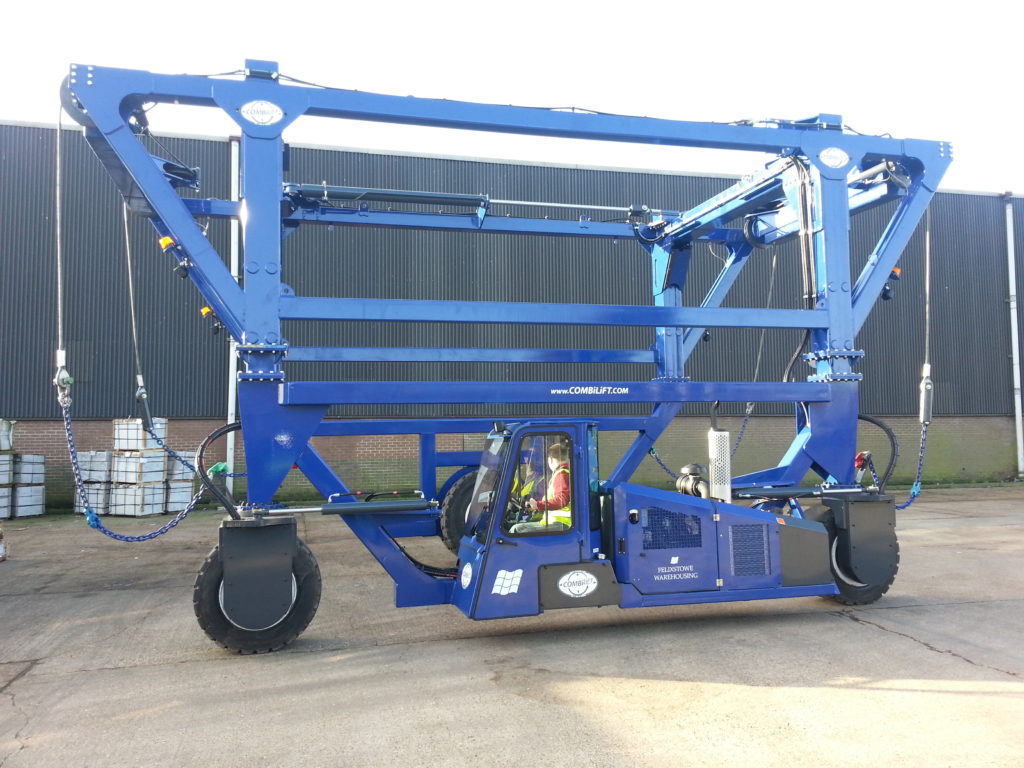 Image of a Combilift fork truck, a partner for forktruckdirect who has fork trucks for hire and for sale in areas as Essex and Suffolk