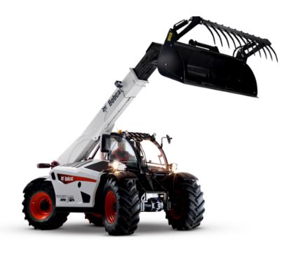 Image of a Bobcat Telescopic Loader from Fork Truck Direct. FTD provide Telescopic Loaders for Sale in Essex. It also offers Bobcat Telescopic Loaders for Sale in Suffolk.