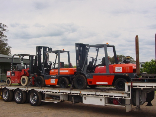 forklift transport