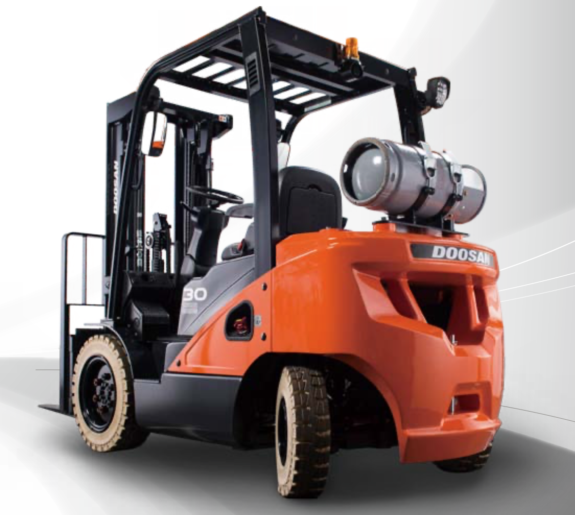 Doosan 7 Series 23.5 tonne Gas Forklifts Fork Truck Hire and Sales